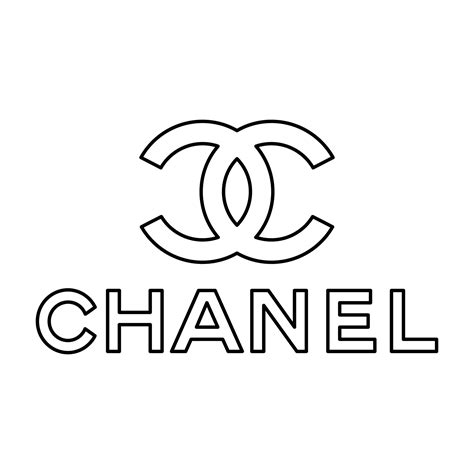 chanel logo white png